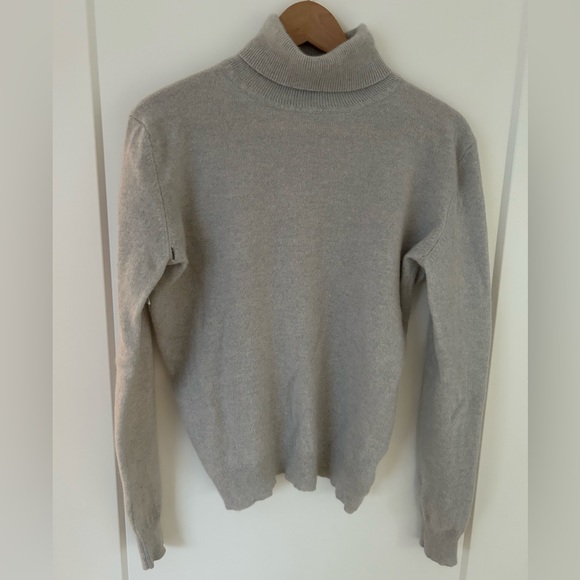 The Bay Light Grey Cashmere Turtleneck- AS IS. - Picture 5 of 5